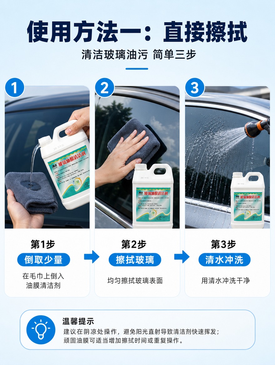 [商品] 使用【图1】玻璃油膜清洁剂白色5斤装塑料壶；保留白色… - 图片创意预览
