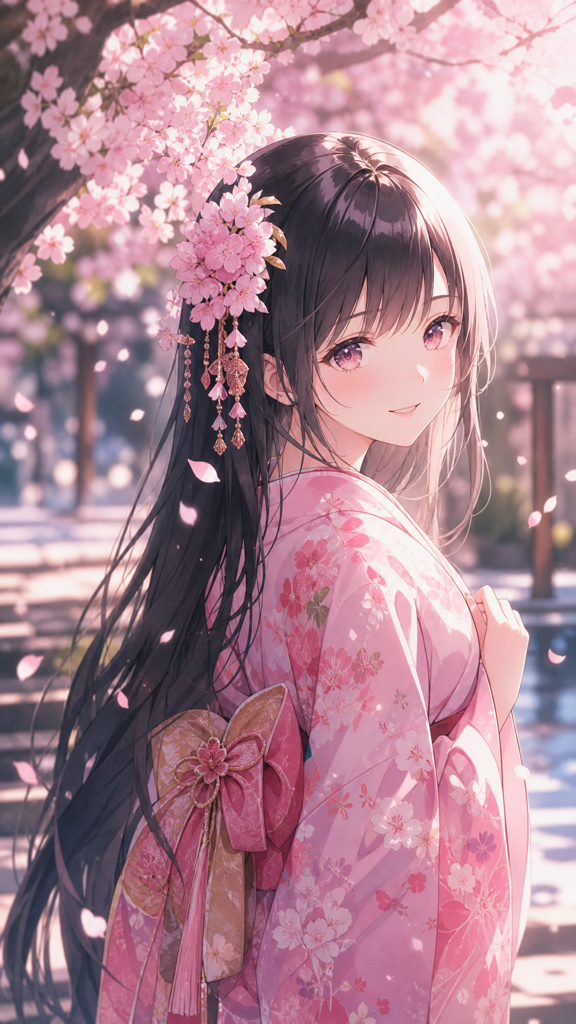 生成动漫少女插画 - 图片创意预览