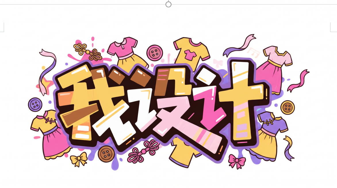 童话回忆画标题预览效果