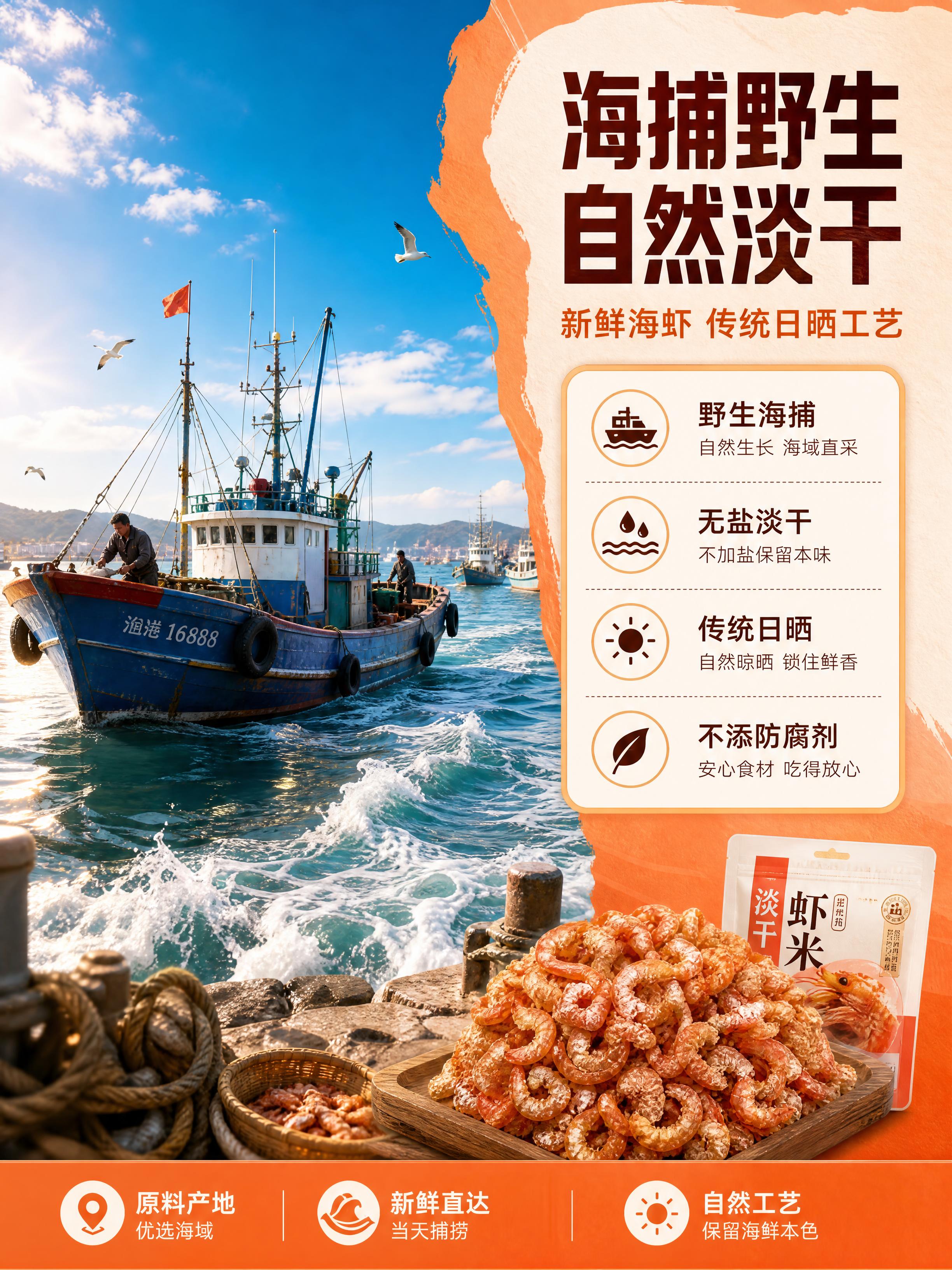 [商品] 成分/产地专张，虾米产品图作辅助小图置于右下角；主画… - 图片创意预览