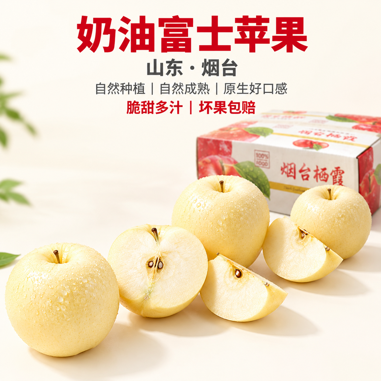 京东电商主图，800×800像素，1:1比例，极简暖白色背景，… - 图片创意预览