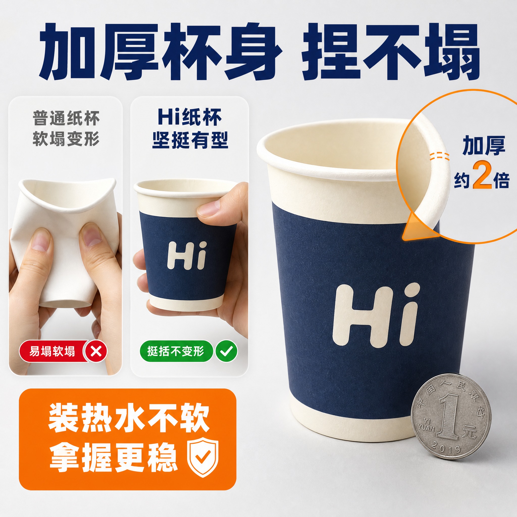 [主图-2] 核心亮点 加厚挺括不软塌 效果证明。 [统一基调… - 图片创意预览