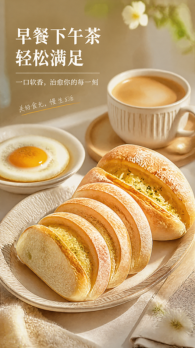 「图片1」，生成详情页，商品名称为好像来面包，适配淘宝/天猫平台，单图比例为9:16，需求屏数为7「图片1」张。