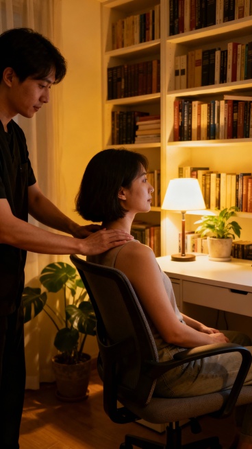 生成50张上门按摩的图片预览效果