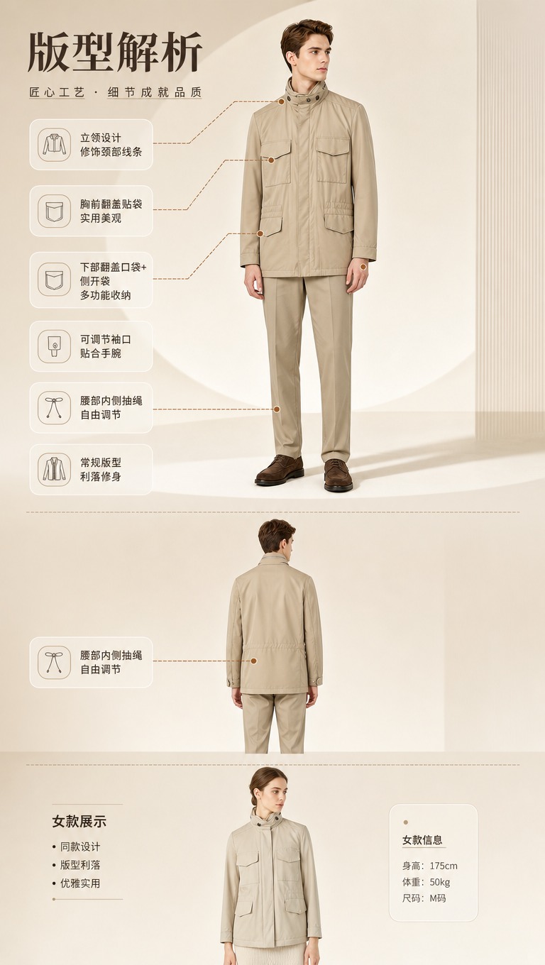 [商品] 使用【图2】男款正面、【图1】男款背面、【图8】女款… - 图片创意预览