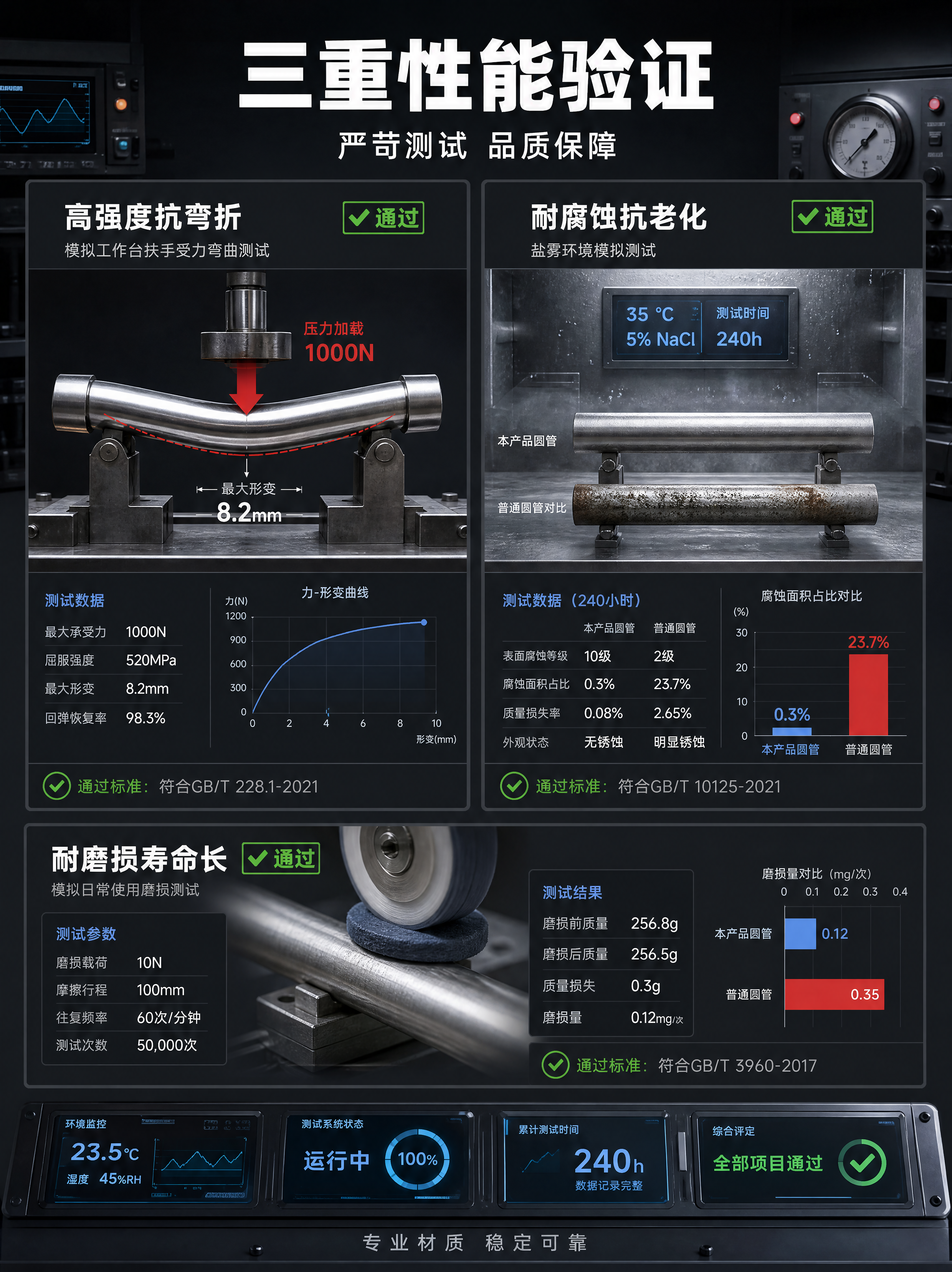 [第6张] 性能测试-工作台扶手圆管性能可视化展示。 [氛围/… - 图片创意预览