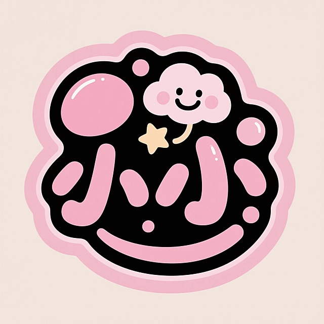 设计一个名称为小小的logo颜色使用粉色的可爱的有个性的