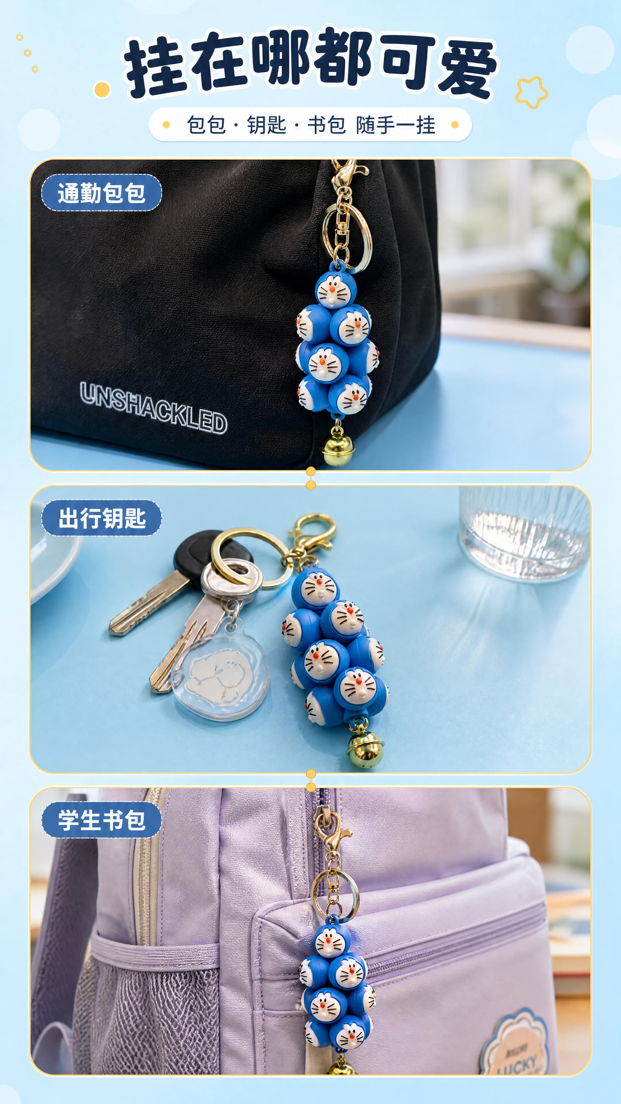 [商品] 使用【图7】【图5】【图1】【图2】的蓝色卡通猫咪造… - 图片创意预览