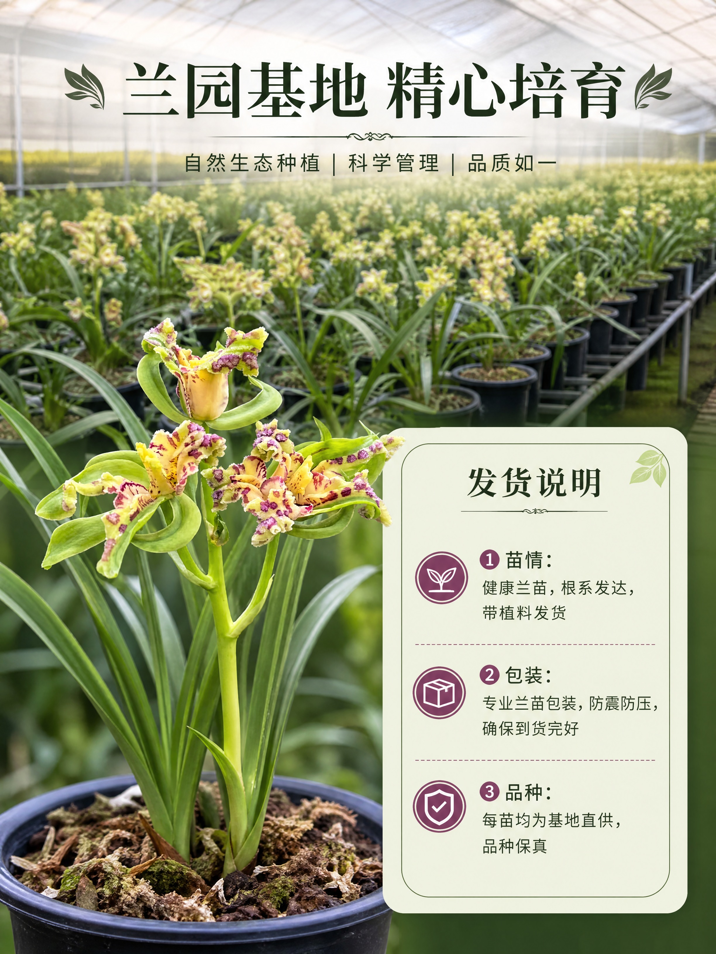 [商品] 使用【图1】好运牡丹兰花；保留奇花多瓣独特花型、黄绿… - 图片创意预览