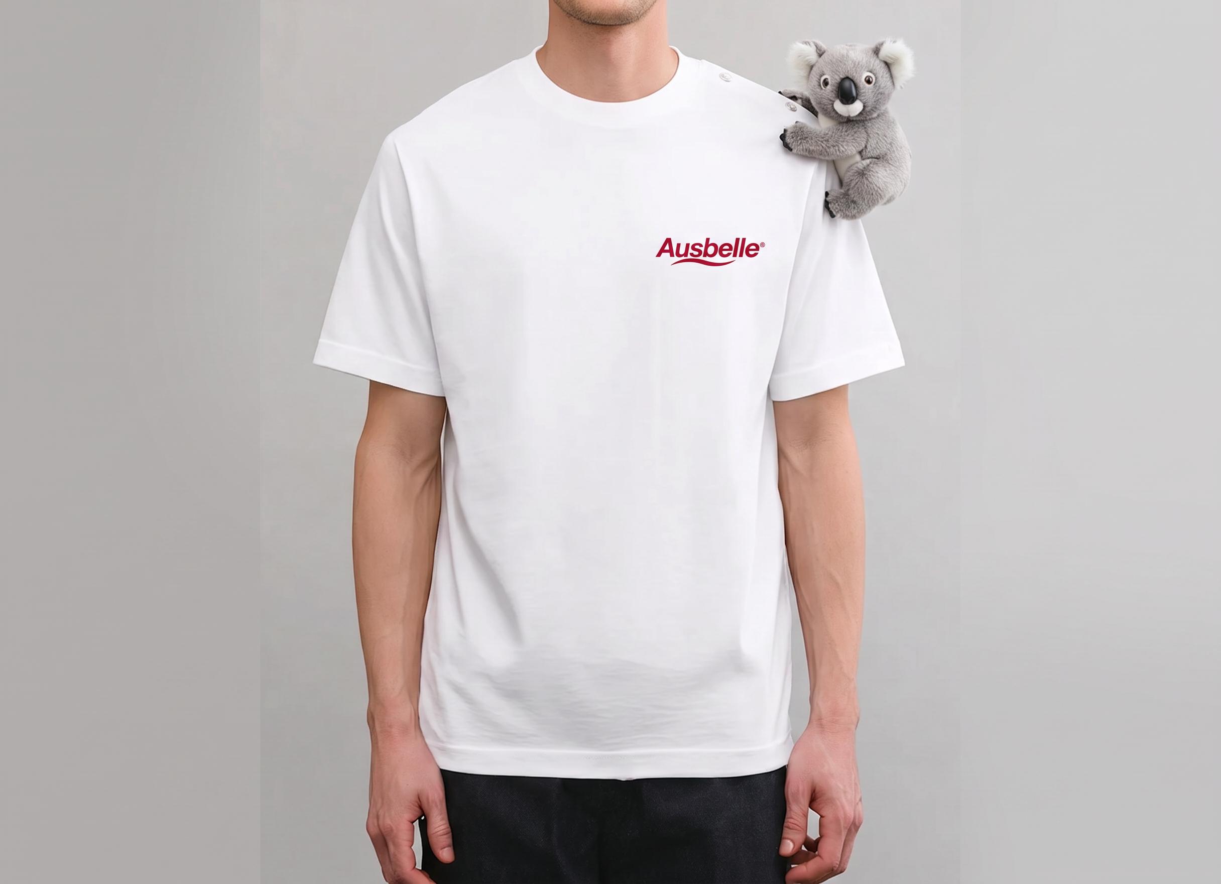 请将参考图3的红色“Ausbelle®”logo 1:1还原，… - 图片创意预览