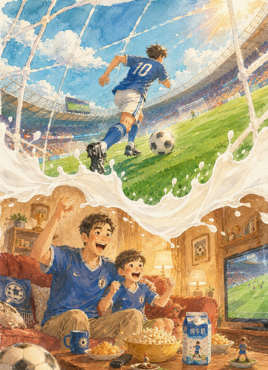 将这张图的风格转换为手绘插画风格，保留原画面的所有内容和构图：… - 图片创意预览