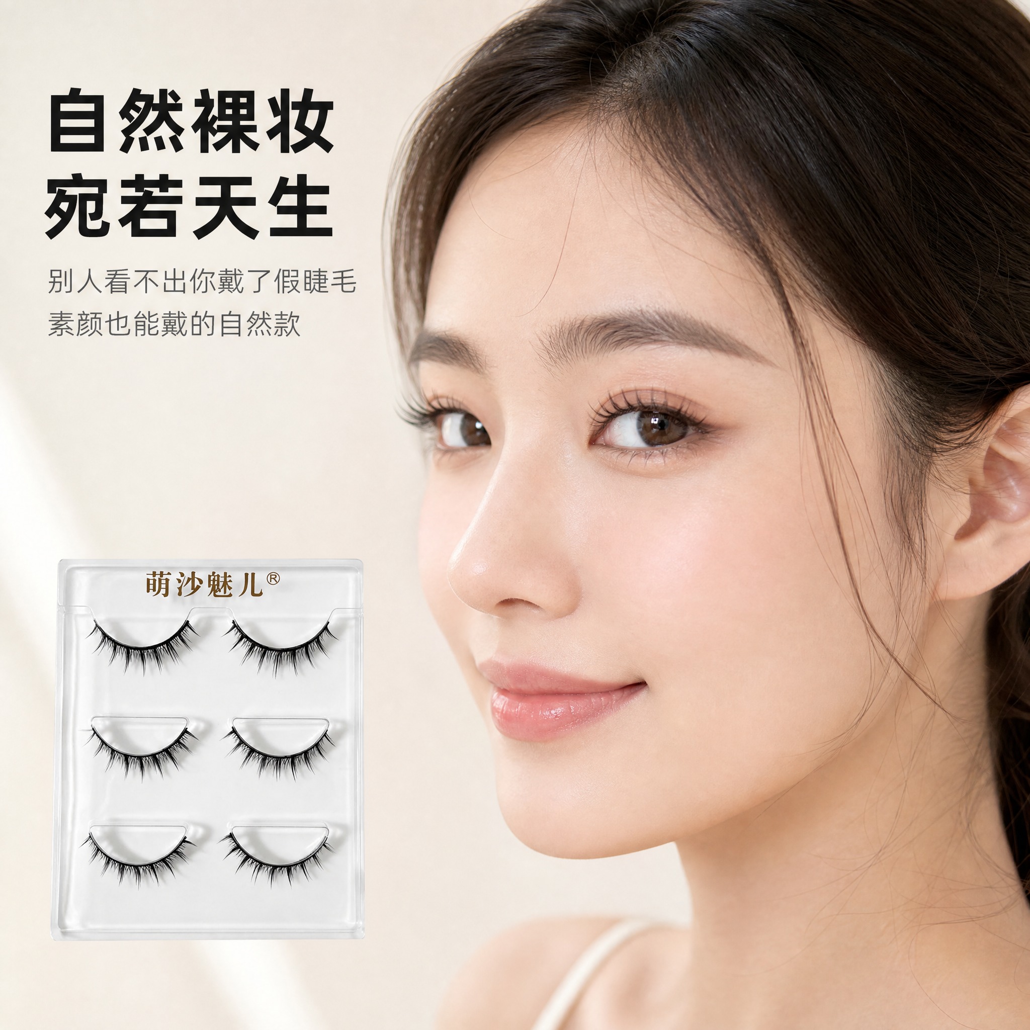 [主图-9] 自然裸妆感 上眼效果全脸展示。 [统一基调] 精… - 图片创意预览