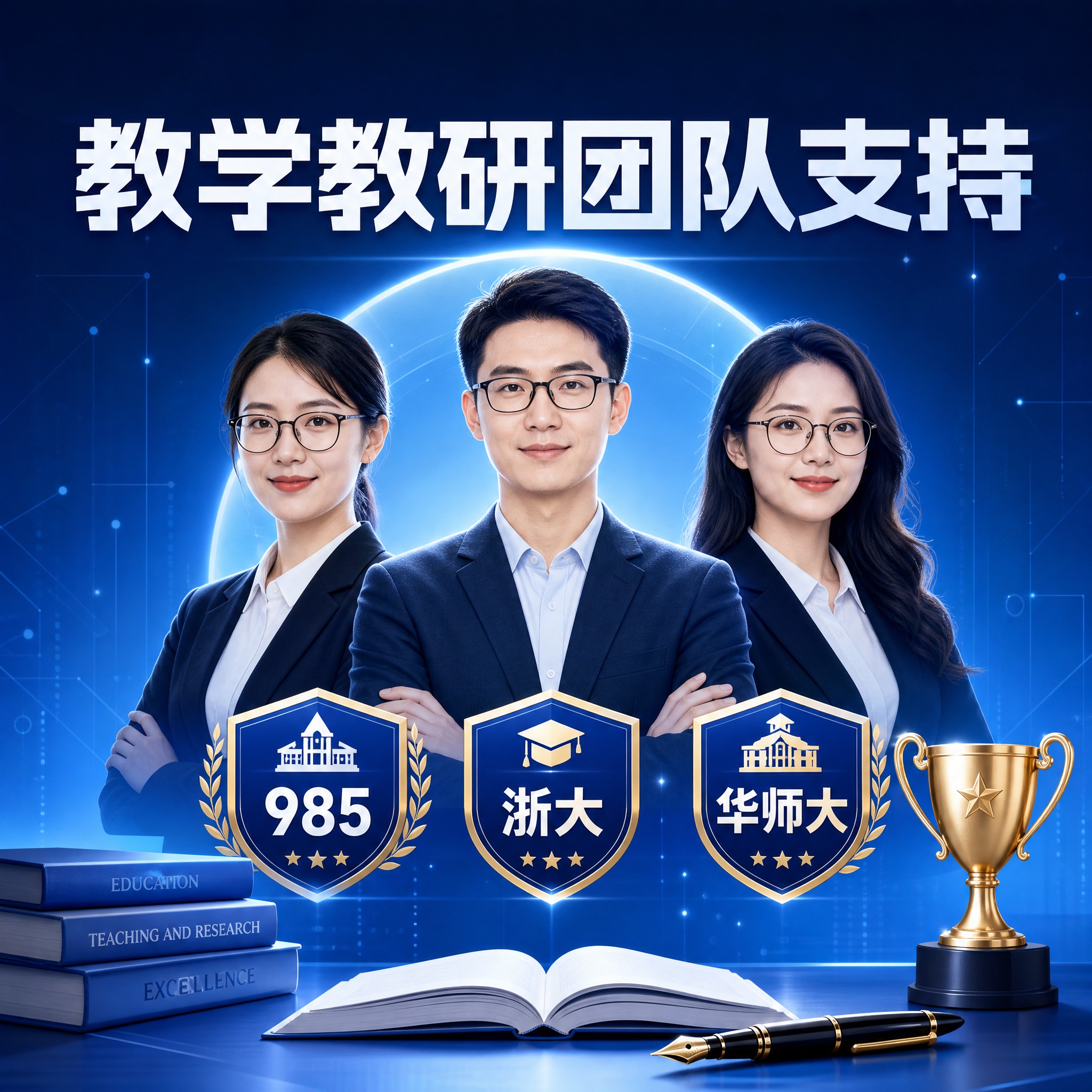 高中月考线上陪跑课商品主图第三张，1:1正方形构图，延续前两张… - 图片创意预览