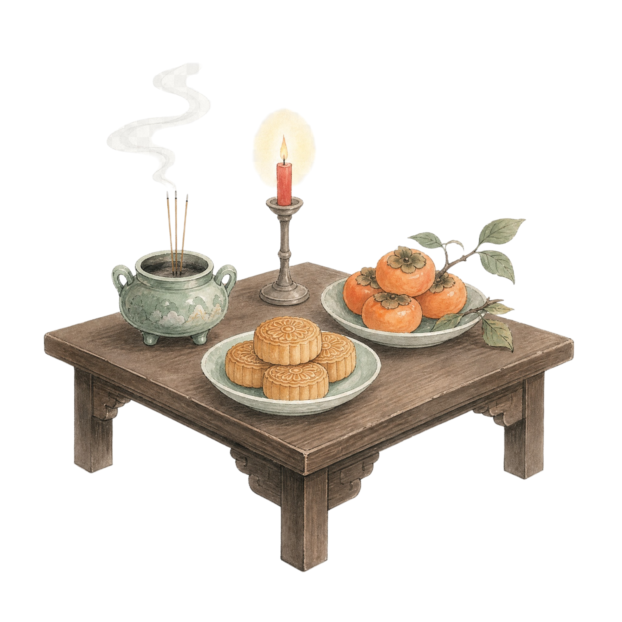 参考图中的古风Q版胖娃娃风格，中国风水墨淡彩插画风格，圆润可爱… - 图片创意预览