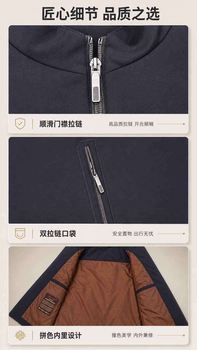 [商品] 使用【图6】门襟拉链细节、【图7】口袋拉链细节、【图… - 图片创意预览