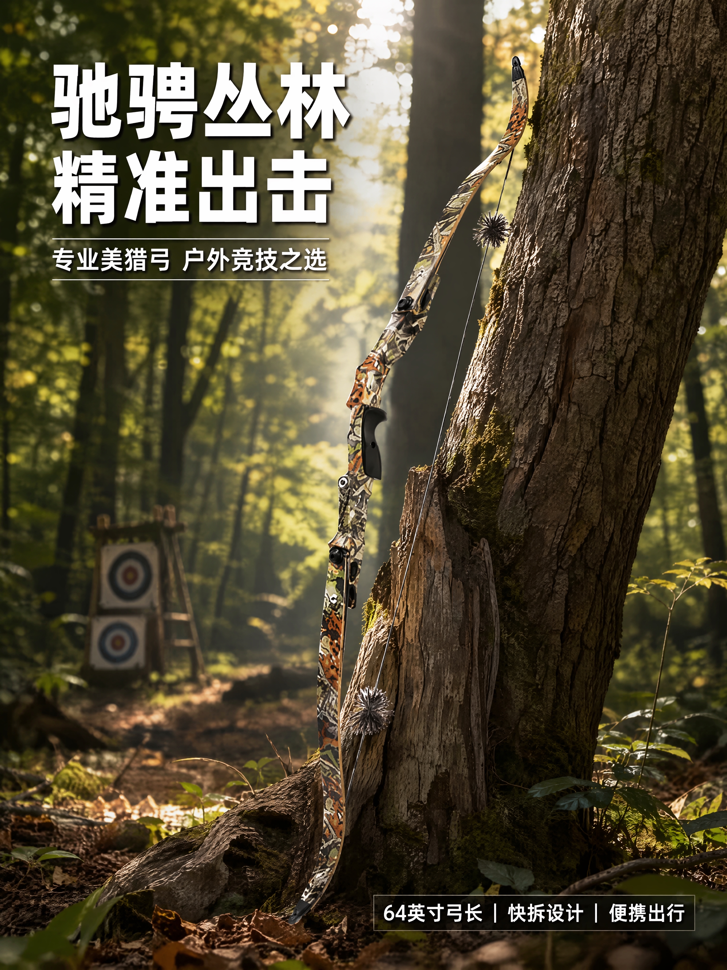 [第6张] 详情页户外场景氛围——军兴顿悟美猎弓迷彩款户外丛林… - 图片创意预览