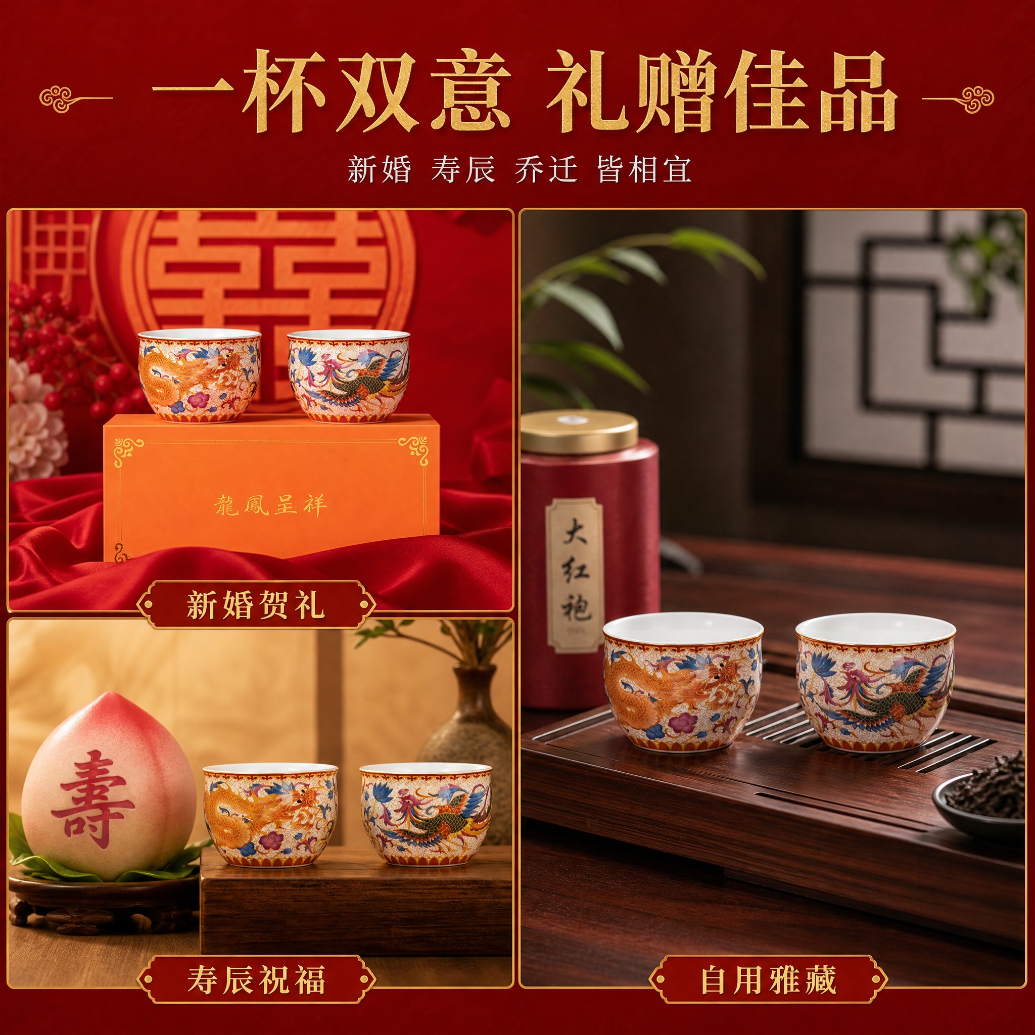 [主图-6] 送礼场景与多用途展示图，突出产品作为礼品的适用场… - 图片创意预览