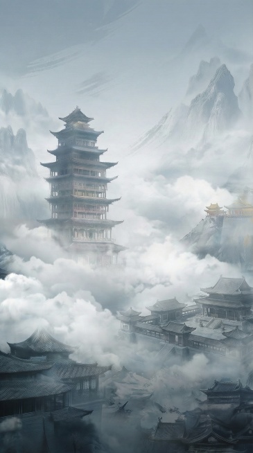 背景建筑稍微修改一下预览效果