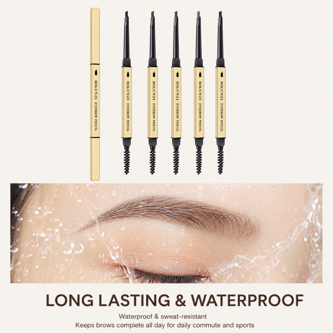 [Main Image 6] Long-lasting smudge-proof and waterproof performance test of eyebrow pencil. [Atmosph预览效果