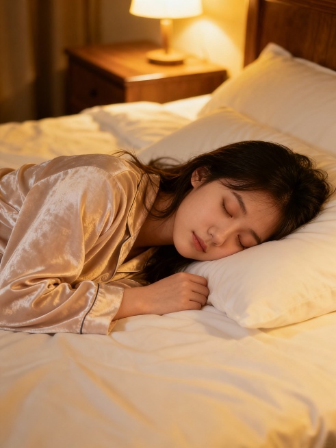 女生睡觉预览效果