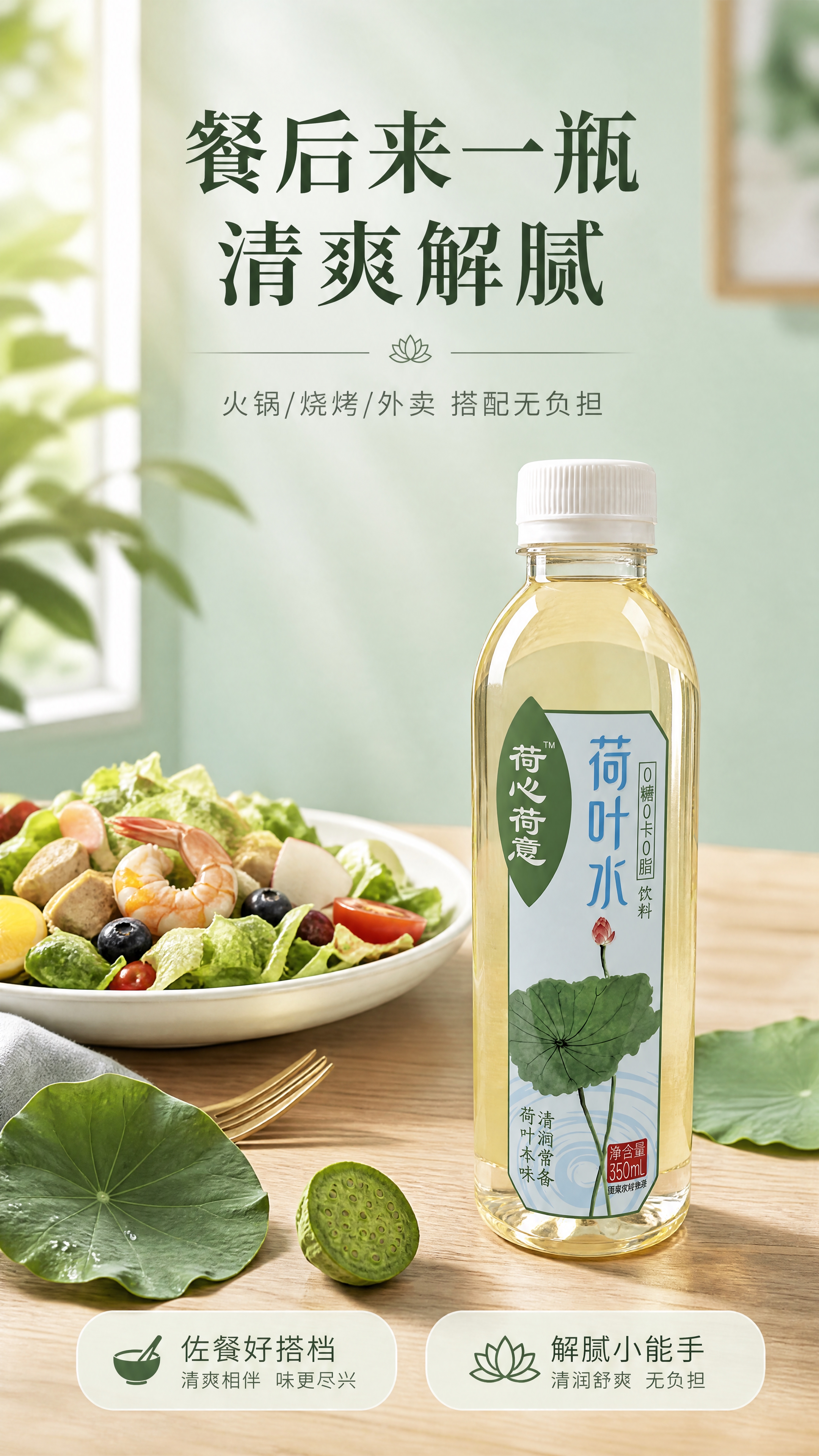 [商品] 使用【图1】荷心荷意荷叶水饮料瓶；保留瓶身、瓶盖、液… - 图片创意预览