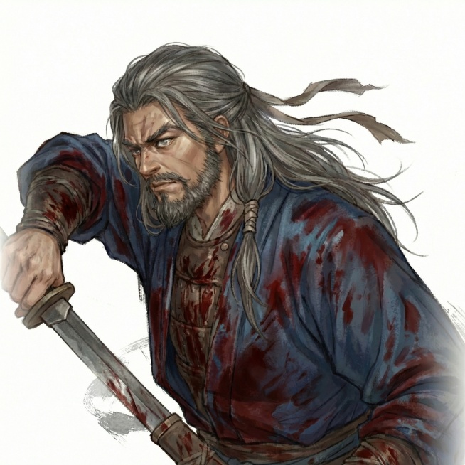 外套的补丁去掉，变成血染的效果，帽子去掉预览效果