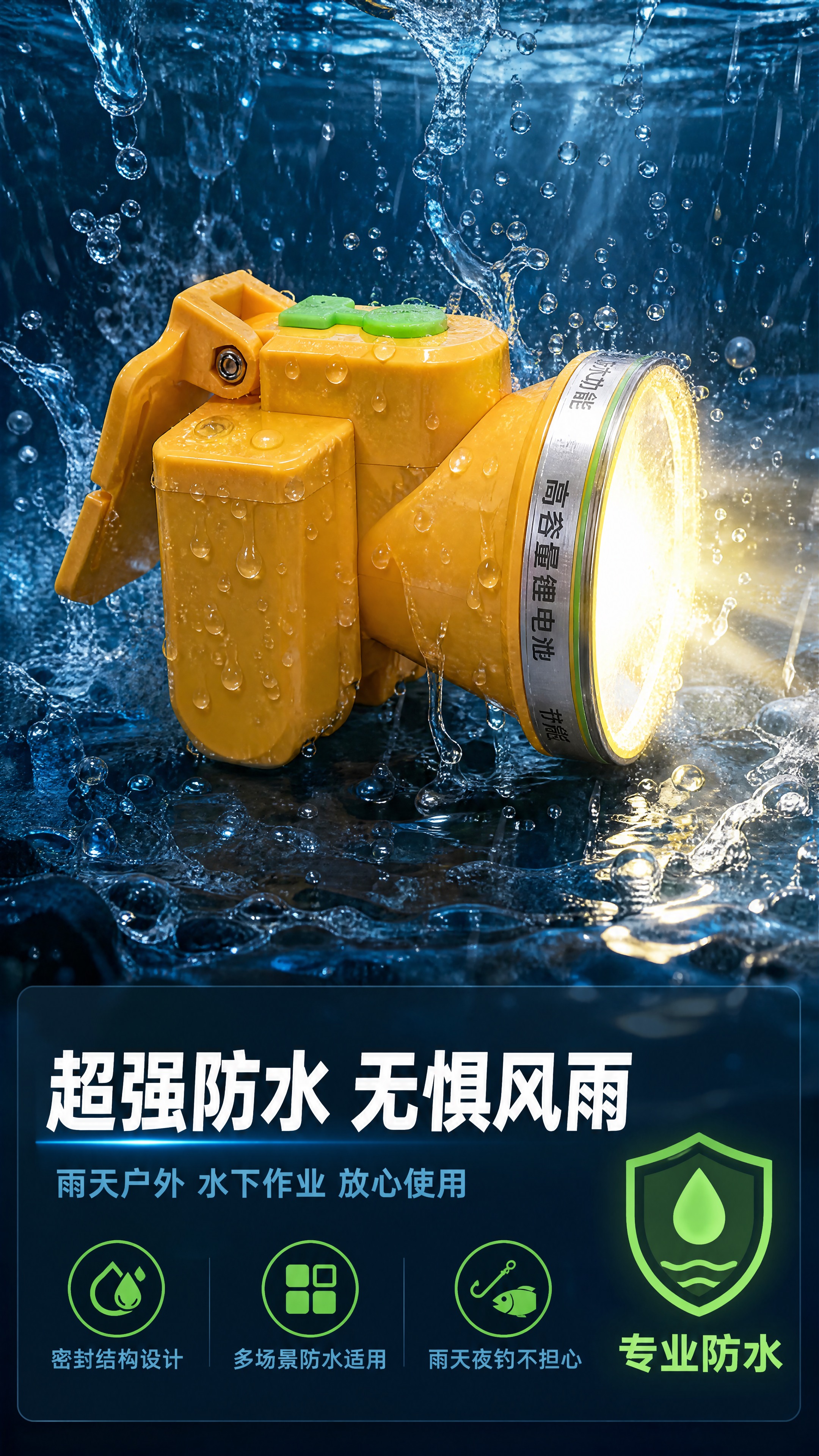 [商品] 使用【图6】【图7】橙黄色LED头灯；保留产品外观、… - 图片创意预览