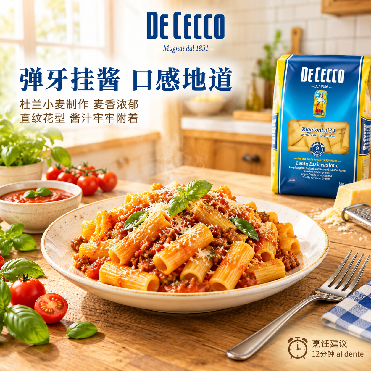 [主图-4] 食用场景图，核心任务：展示意面烹饪后的美味成品与… - 图片创意预览