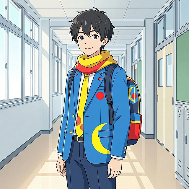 LogoAI拟人化人物男生形象