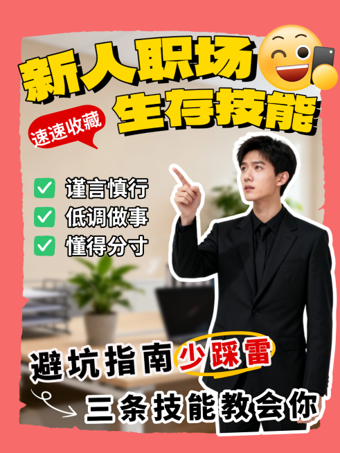 职场攻略小红书封面预览效果