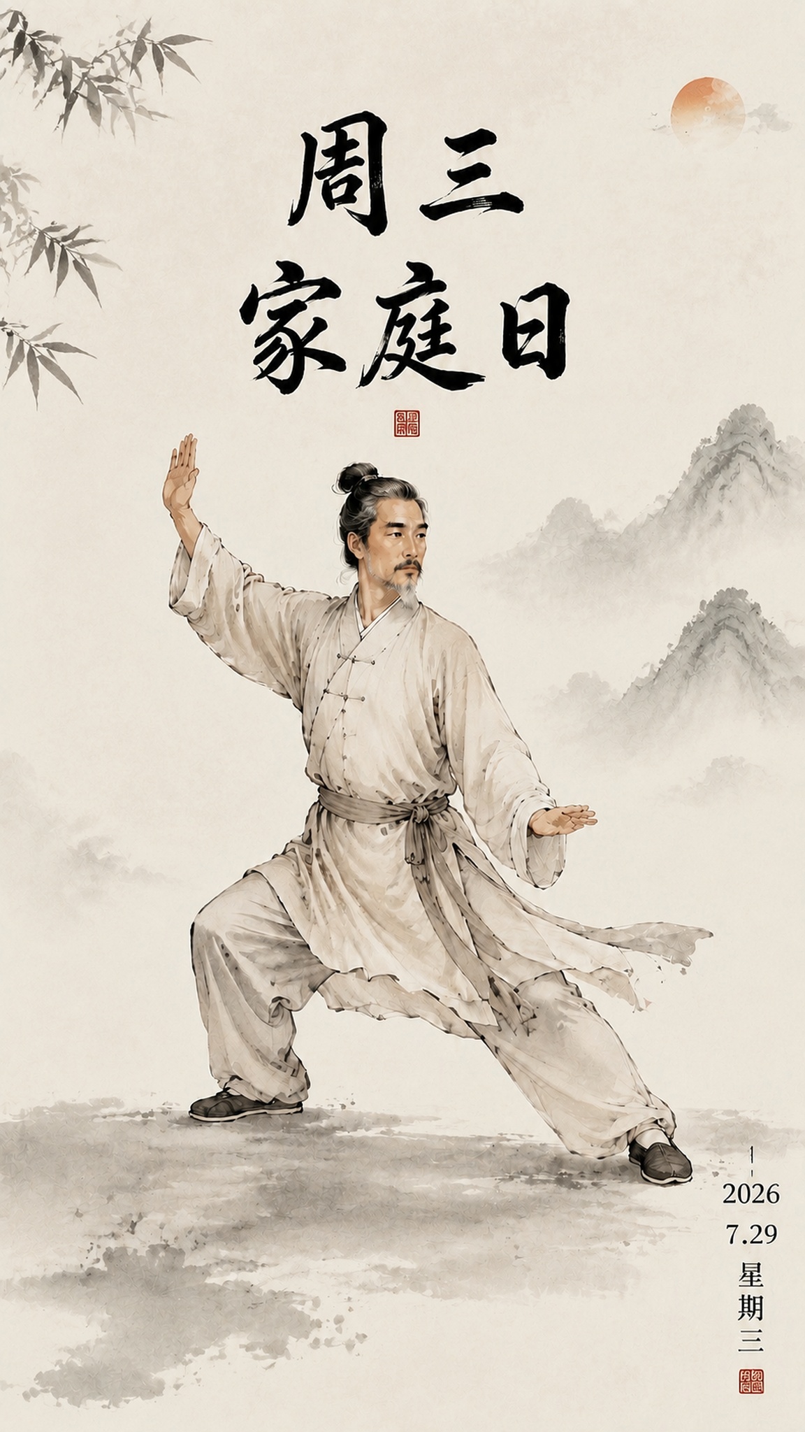 生成养生操老者海报 - 图片创意预览