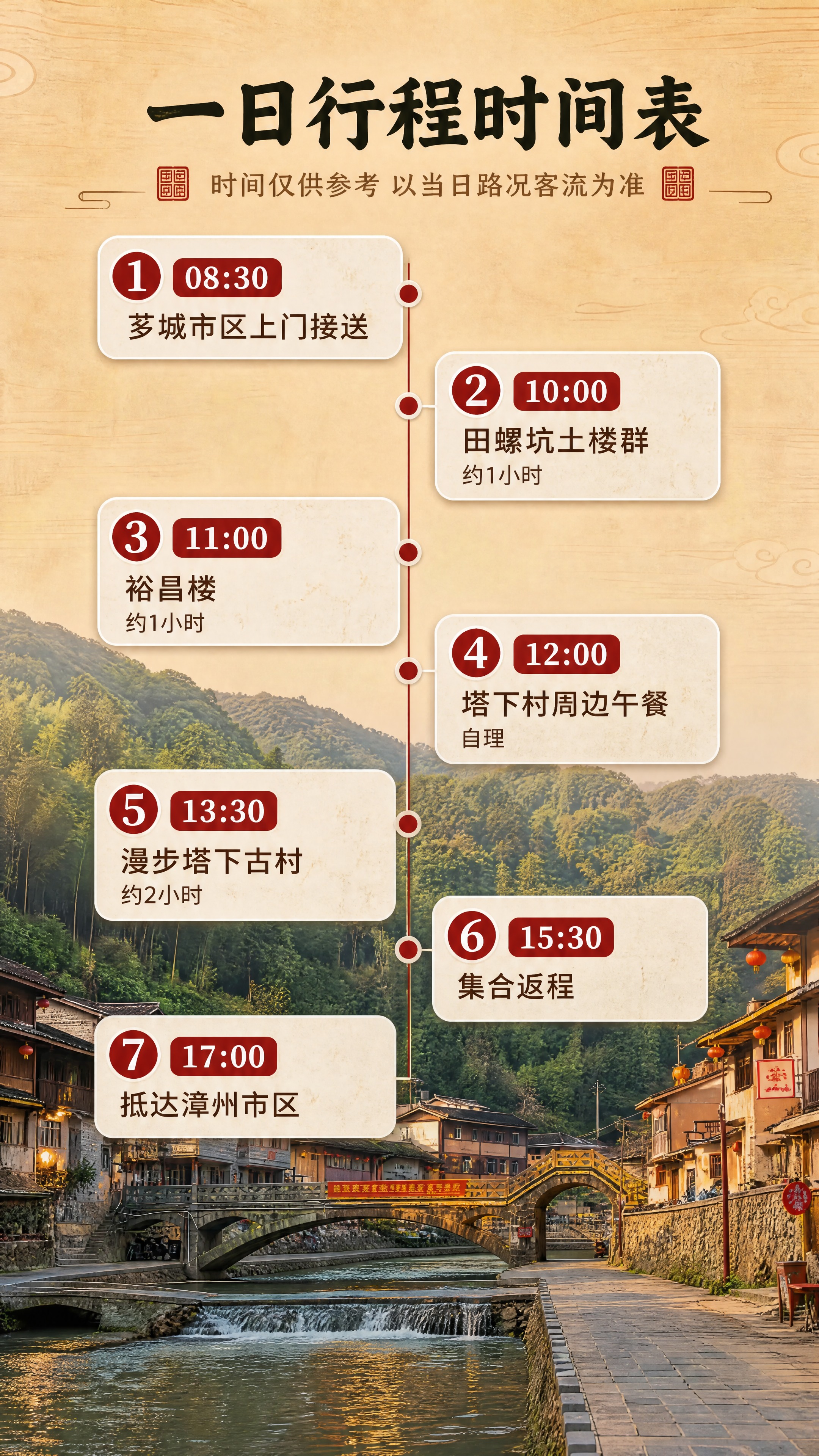 [商品] 使用【图5】塔下村小桥流水与水岸街巷全景作为背景与场… - 图片创意预览