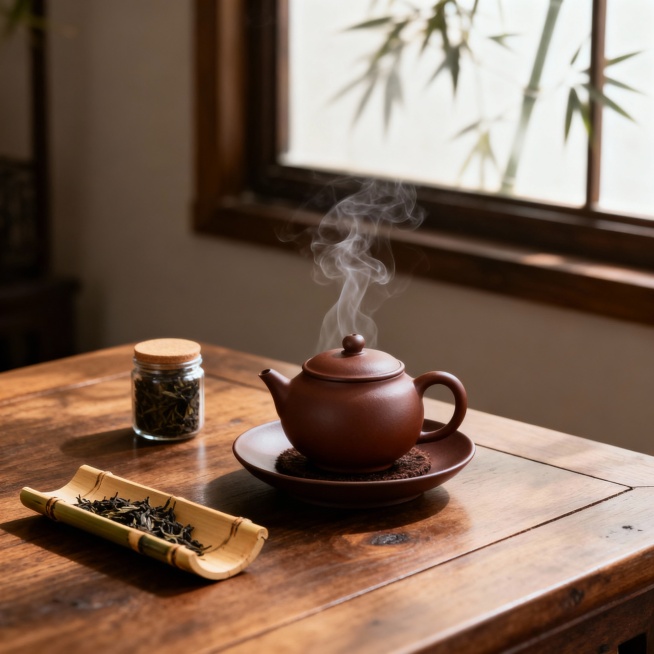 生成喝茶场景预览效果