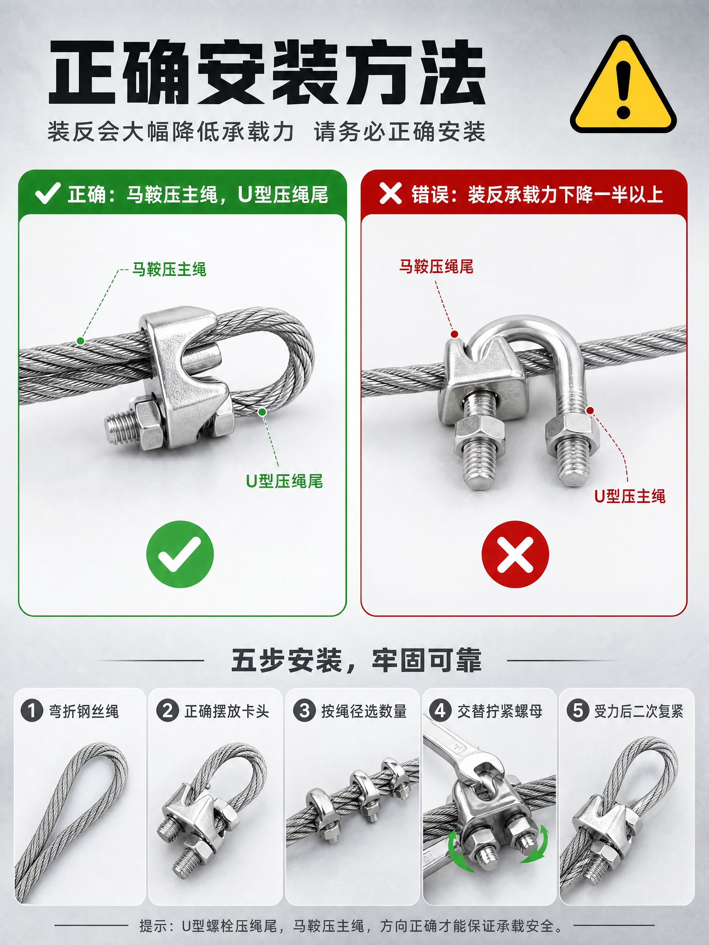 [商品] 使用【图5】不锈钢钢丝绳卡头（含拆解部件与组装成品）… - 图片创意预览