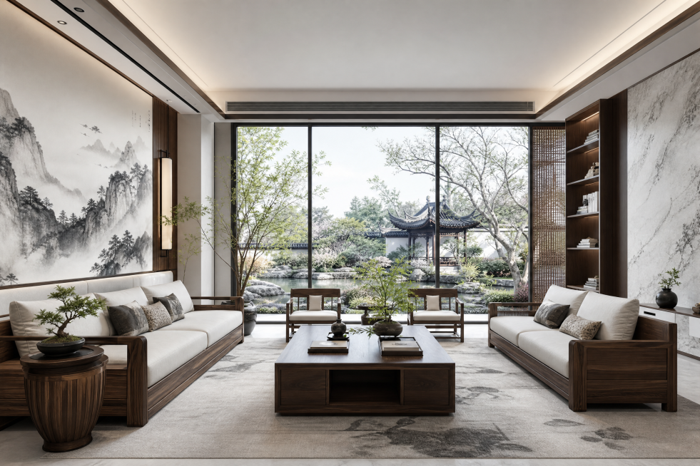 生成海景房间场景预览效果