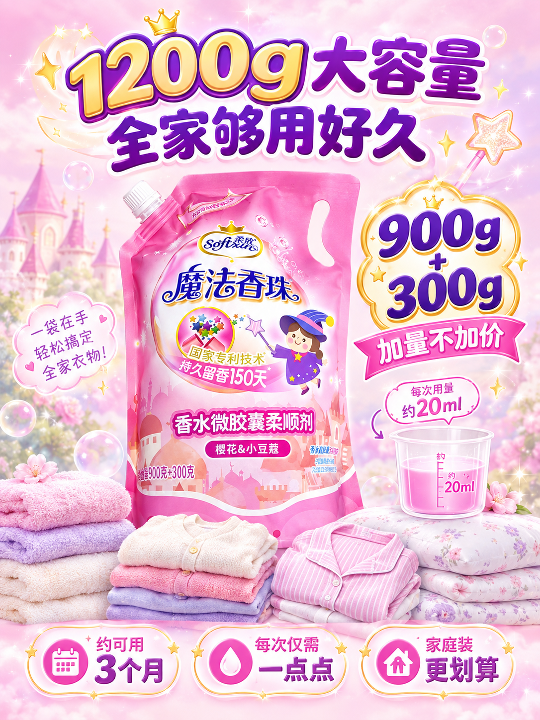 [主图-5] 规格容量决策 1200g家庭装囤货价值 [统一基… - 图片创意预览