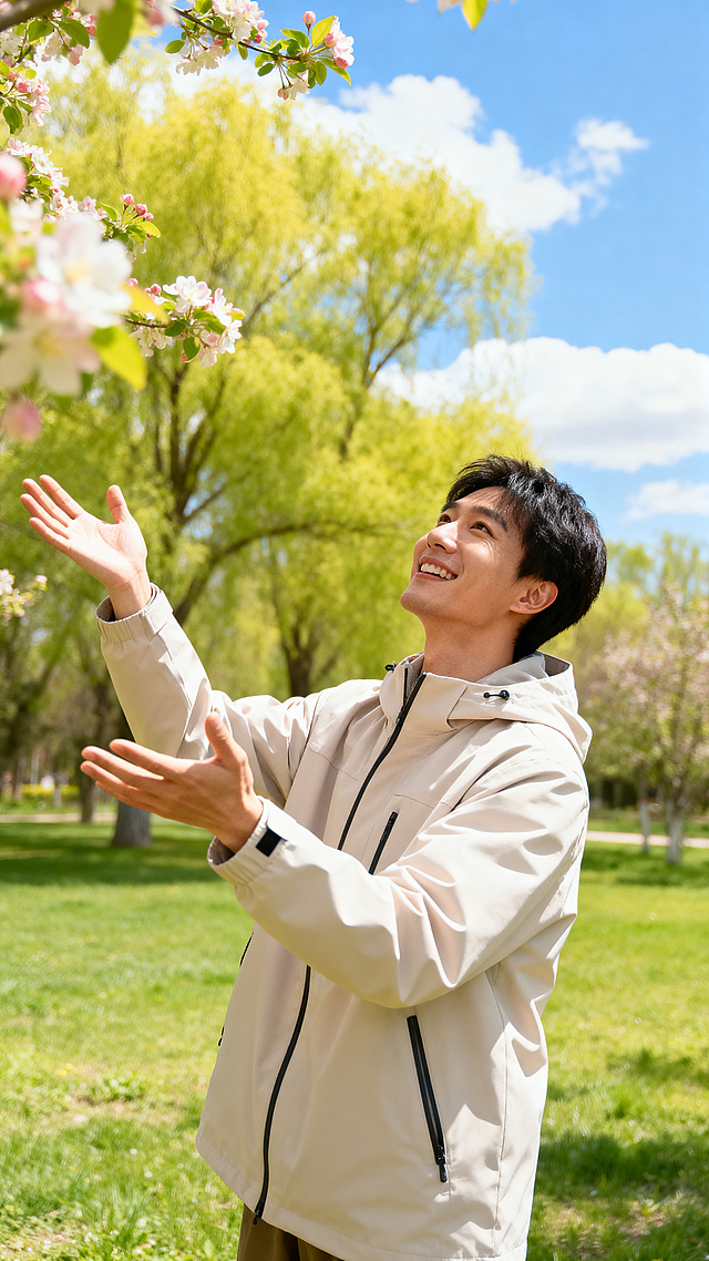 春暖花开，阳光明媚