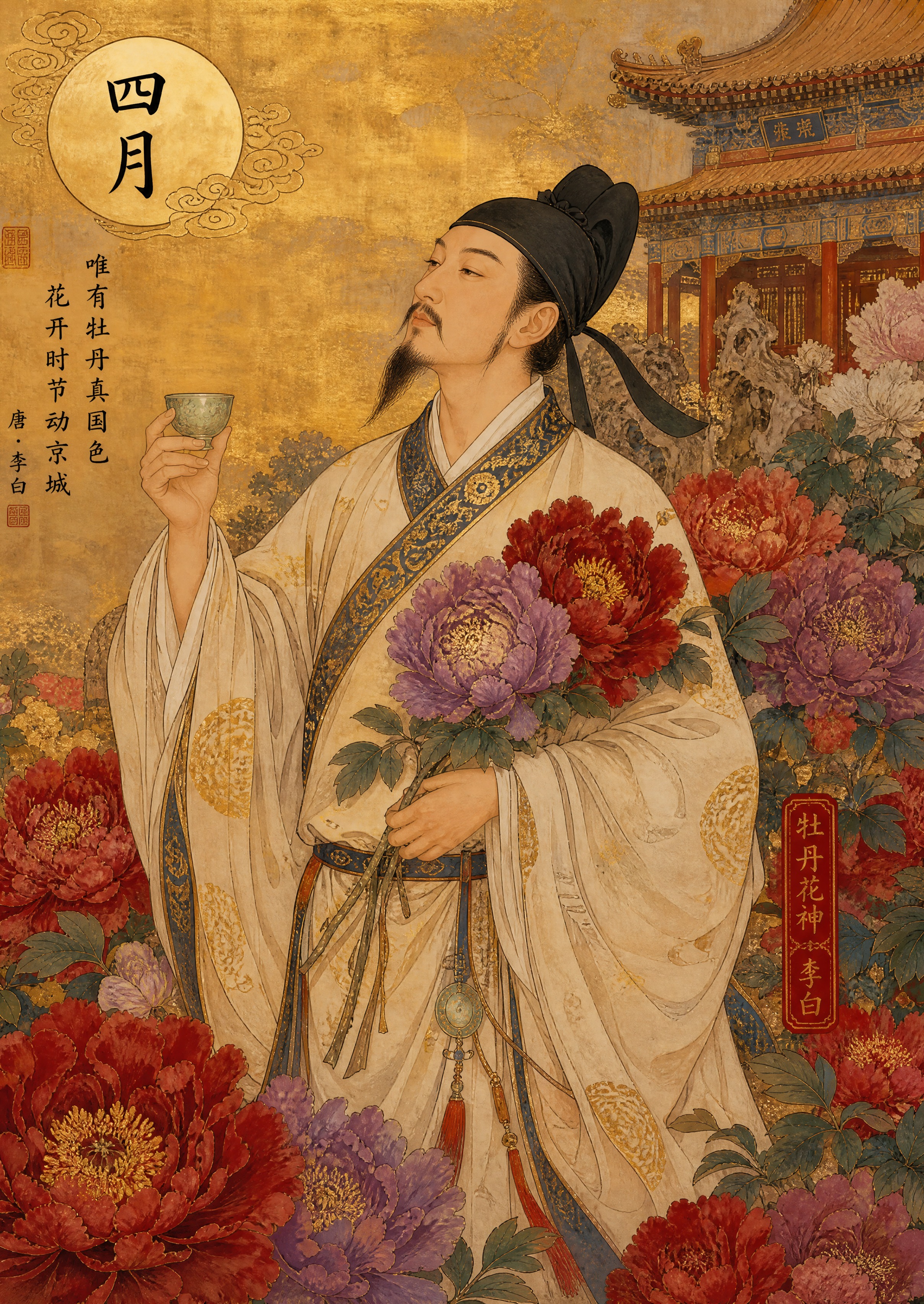 April Flower Fairy, God of Peon… - 图片创意预览