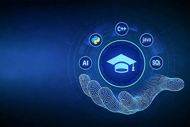 将手部的小图标分别改为C++,Python,java,AI,SQL