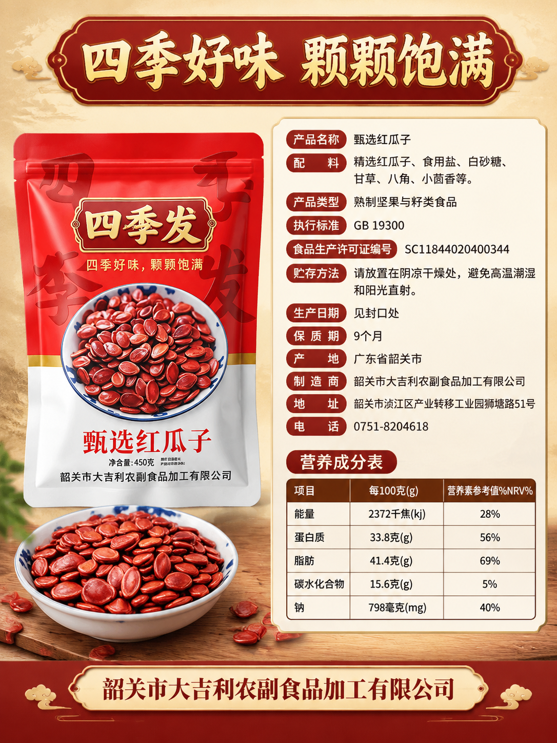 [商品] 使用【图3】产品信息标签、【图5】四季发包装袋；保留… - 图片创意预览