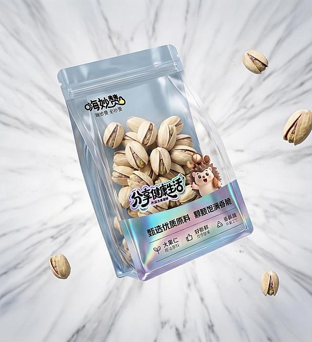 漂浮坚果少一点,背景浅色