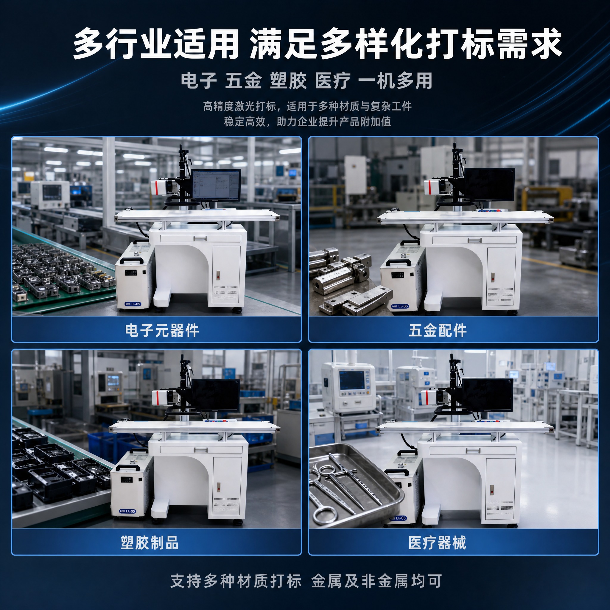 [主图-4] 适用场景与行业应用图，展示设备在多种工业场景中的… - 图片创意预览
