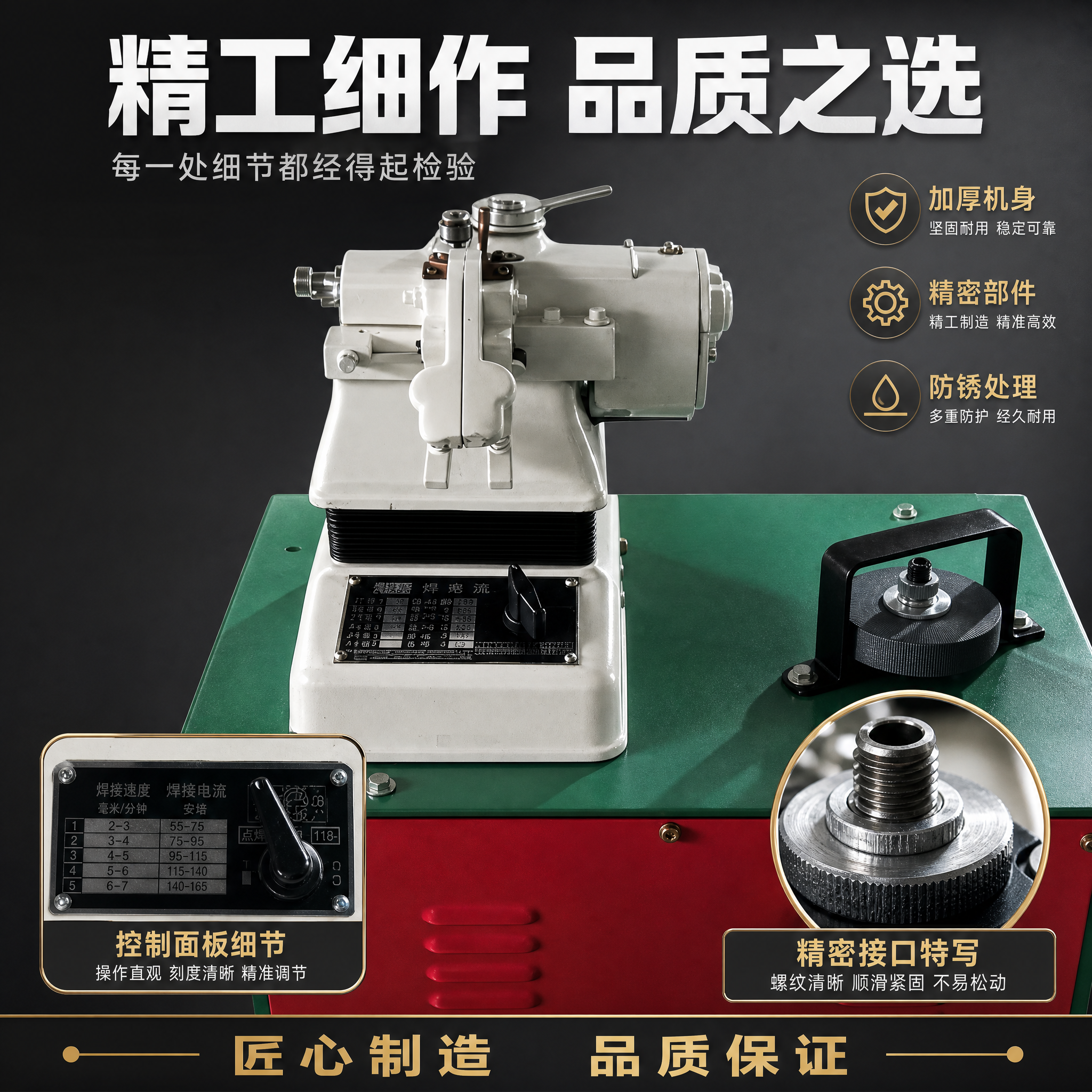 [主图-3] 主题：材质工艺与细节品质。细节特写主图，展示设备… - 图片创意预览