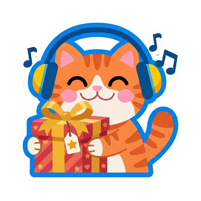 结合礼物  生成一只礼物猫咪预览效果