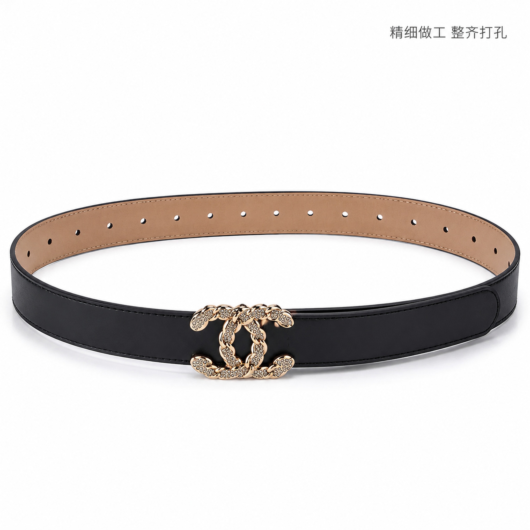 [主图-3] 女士腰带背面细节展示 [氛围风格] 简约专业质感… - 图片创意预览