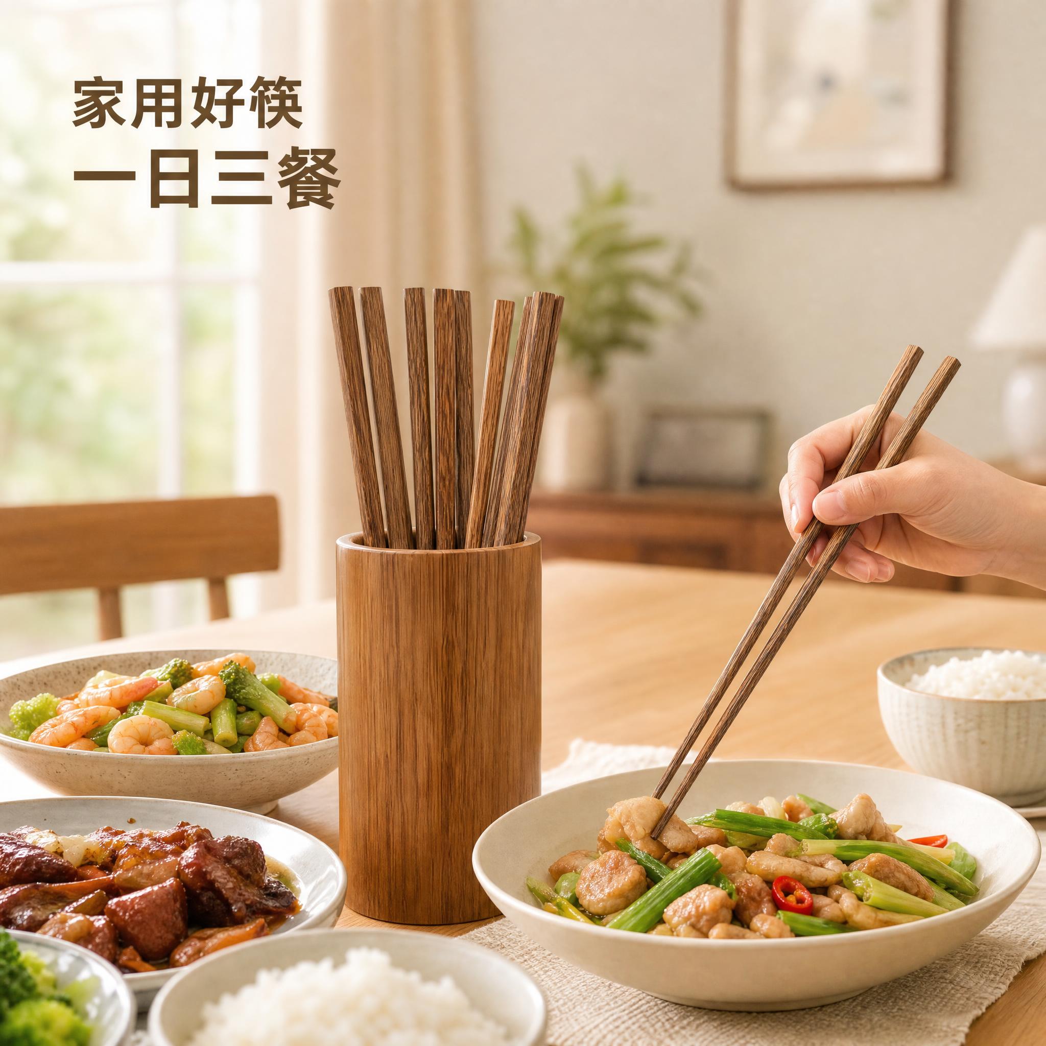 [主图-4] 真实使用场景 家庭餐桌使用场景 人手夹菜互动 [… - 图片创意预览