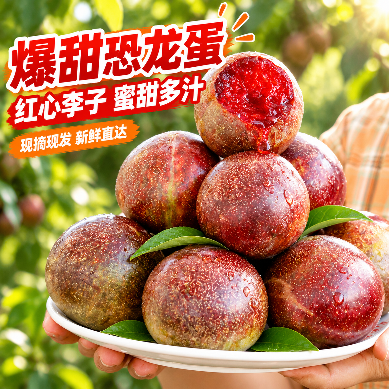[主图-1] 首图点击率 爆甜恐龙蛋红心李子食欲诱惑 [统一基… - 图片创意预览
