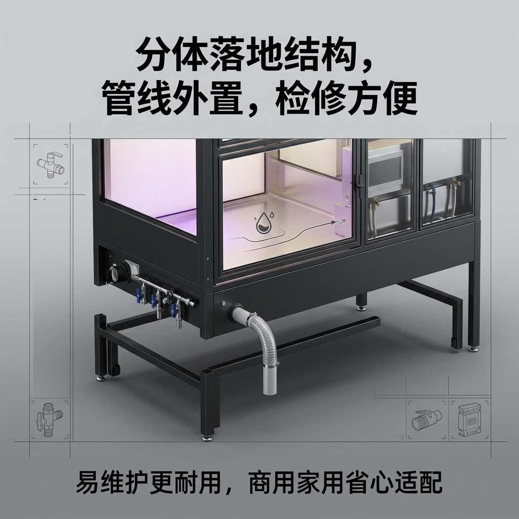 结构维护卖点主图（1:1），简约工业高级风，产品原型为参考图中… - 图片创意预览