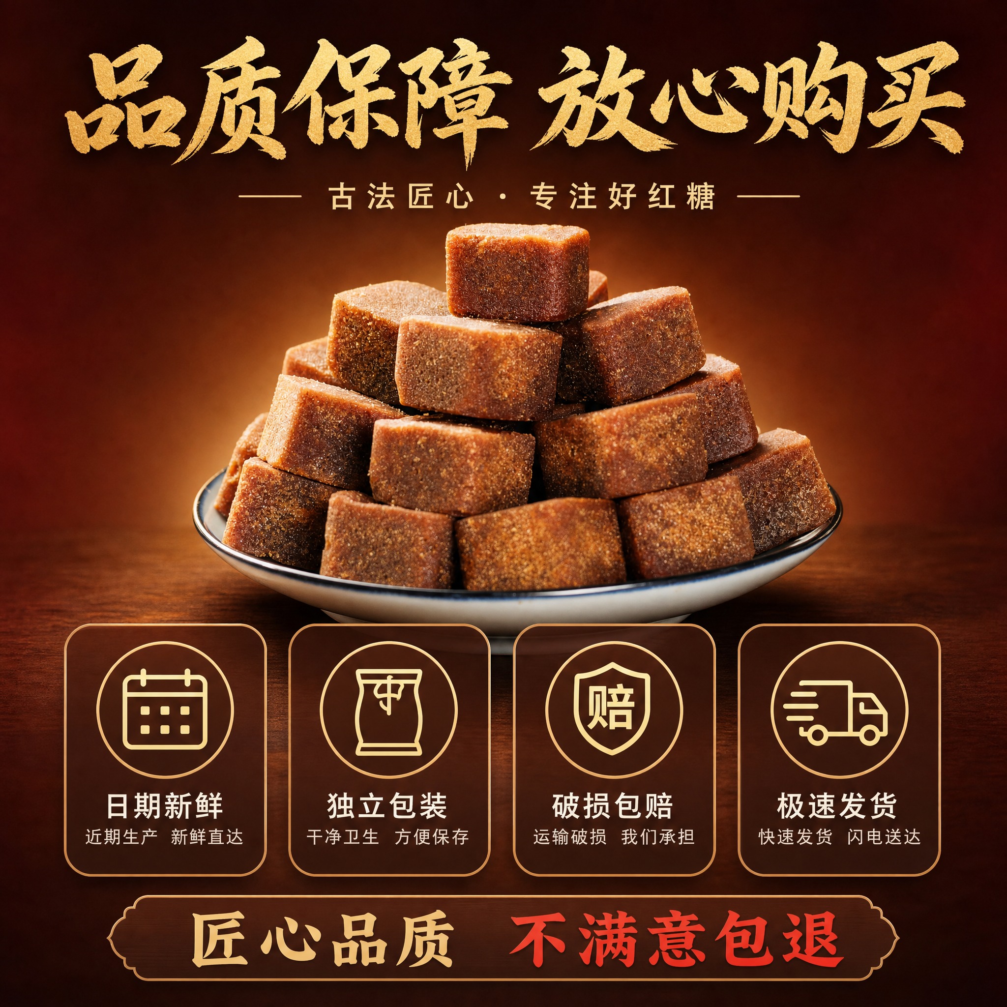[主图-7] 服务承诺与信任背书，打消购买顾虑，促进下单转化。… - 图片创意预览