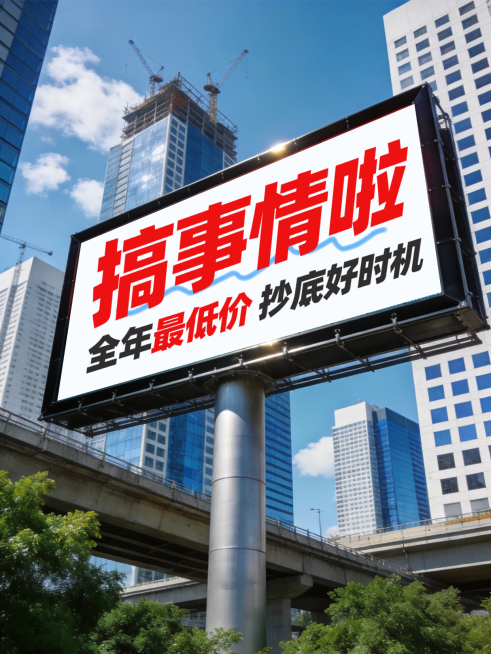 房地产房源促销宣传创意大字实景风小红书封面预览效果